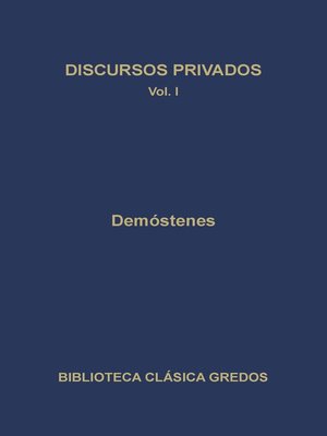 cover image of Discursos privados I